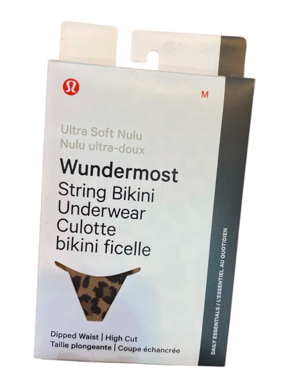 lululemon athletica Wundermost String Bikini Underwear - Leopard Print (M)